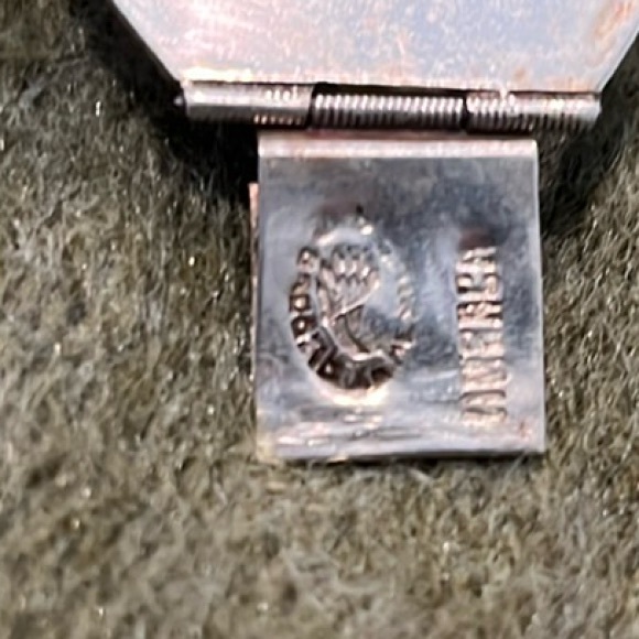 Vintage Hubbell Glass Mexico Alpaca Bracelet - Picture 8 of 16